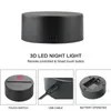 Étiquette de joueuse de joueur 3D LED DE NIGHT LED pour Twitch Laser Gravure Nom d'utilisateur personnalisé Lampe d'enseigne pour le décor de la salle de jeu 220623237L