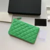 10A Zielony różowy zielony kawiorowy portfel do owczej skóry z pudełkiem luksusowe projektanci portfele Woman Torka na ramię Purese AP1071339c