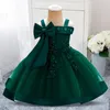 Girl's Dresses Kids Clothes Baby Girl Chlid Dress Ball Gown Birthday For Born Clothing Bow Princess Party 1 Year DressesGirl's