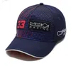 F1 racing cap helt ny full broderad logotyp baseball cap