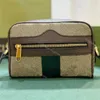 Desinger luxe meo vintage groene rode riemtassen crossbody dames mode schouder ophidia canvas tas