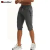 Magcomsen الرجال ركض Sweatpants 3/4 الصيف عارضة رياضة اللياقة البدنية السراويل البريدي جيوب تجريب المسار السراويل تراكسويت قيعان الرجال 220330