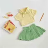 ENKELIBB 22SS Barnflickor Vacker T-shirt Misha Puff Toddler Lovely Short Sleeve Tees Barnmärke Designer Kläder för Summmer AA220316