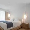 Hanglampen moderne ledlichten voor eetkamer bed barbar home deco lamp armaturen 90-260V wit/zwarte kleurpendant