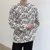 Men's Casual Shirts Chinese Style Stand Collar Belt Pullover Men Vintage Loose Long Sleeve Shirt Fashion Tops Male Japan ShirtMen's