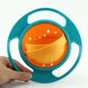 Bols enfants gamin bébé jouet universel 360 rotation de bol à l'épreuve des déversements plats de bol mignon assiette rapide bolsbowls