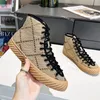 Designer Maxi Sneakers Camel Ebony Casual Chaussures Femmes Plateforme Baskets Lettre Imprimer Sneaker Low Top Lace Up Shoe avec Box