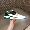 Tasarımcı Moda Eğitmeni Spor Sneaker Inge Sıradan Ayakkabı Virgils Timsah-Dökülmüş Siyah Gri Kahverengi Beyaz Yeşil Buzağı Deri Fransız Ablohs Erkek Ayakkabı Mytb5464
