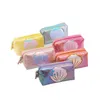 Корпуса Bling Shell Cosmetic Make Bag Organizer Водонепроницаемый цвет Новая мода милая дорожка для хранения 220708