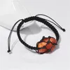 Natural Crystal Stone Handmade Rope Braided Beaded Bracelets For Women Men Charm Yoga Party Club Jewelry