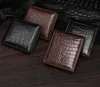 Wallets 100% Genuine/Real Crocodile Skin Leather Bank Card Holder License Case And Wallet Men Cash Purse HolderWallets