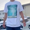 21SS Dirty Candle Smoke Oil Painting Tee Summer Limited Box High End Designer Street T-shirt Nuovo Moda traspirante Casual Uomo Donna Gioventù Manica corta TJAMTX131