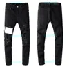 Męskie dżinsy w trudnej sytuacji rozryte spodnie motocyklowe Slim Fit Motocykl Dżinsowe spodnie Men Designer dżinsy Rozmiar 29-402479