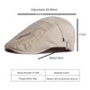 NOUVEAU COTTON Beret Chapeaux pour hommes Spring Summer Fishbone Journal Boys Boy