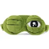 Bérets 1pc triste grenouille masque de sommeil fard à paupières en peluche couverture des yeux voyage détente cadeau bandeau mignon patchs dessin animé dormir pour enfant adultebérets