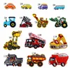 Patches for Kids Excavator Diy Crafts kleding jeans jassen tassen naaien reparatie kit cartoon animatie engineering voertuigen auto strijkplaten stoffen stickers