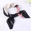 Tiktok Net Red Hot Bell Printing Elegant Cravat Atmosphere Bow Tie Sechreen Sungfring Spring Summer Beach Shawl Mashing Jnfv