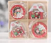 크리스마스 장식 12pc/box 나무 장식품 펜던트 교수형 선물 연도 결혼식 파티 크리스마스 나무 장식 Navidad Decorchristmas