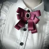 Papillon Elegante Uomo Donna Collo Collo Camicia Cravatta Cravatta Strass Lega Matrimonio Natale Cravatta Britannico Uniforme Nastro Spilla Bowtie Fier22