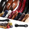 1 çift deri ayakkabı bağı mumlu ayakkabı bağları ayakkabılar çok pamuklu boot danteller su geçirmez teller yuvarlak spor koşu ayakkabı dantel 220713