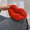 Mignon grandes lèvres sac à bandoulière femmes acrylique gelée rouge-bouche pochette femmes sacs à main dame petits sacs à bandoulière 220517