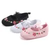 First Walkers Spring Summer Baby Girl Bowknot Princess Shoes Infant Cute Flower Toddler Born Soft Anti-slip Sole Prewalker