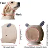 Dog Apparel Quiet Ear Muffs Noise Protection Pet Ears Covers Knitted Hat Anxiety Relief Winter Warm Earmuffs For Medium Large DogsDog