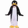 Halloween schattige pinguïn mascotte kostuum topkwaliteit stripfiguur Outfits passen unisex volwassenen outfit kerstcarnaval fancy jurk