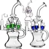 blue Hitman Bubber Water Pipes Bongs 10 inch hookah Male Glass dab rig Concentrate Oil rigs Hookah Shisha purple green 14mm bowl