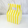 100pcs Paper Gift Wrap Sacs Candy Box Mariage Anniversaire Party Chocolate Unique Beautiful Design 5Colors