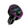 G67 Type-C TF Card U-Disk Chargers FM Transmitter Car Mp3 Player مع RGB Light