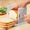 Professional Bread Loaf Toast Cutter Slicer Slicing Cutting Guide Mold Maker Kitchen Tool Practical 220721gx