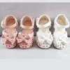 EST Summer Kids Shoes Fashion Fashions Sweet Kids Sandals для девочек -малыш детская дышащая Hoolow Out Bow Shoes 220623