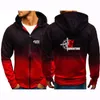 Men's Hoodies & Sweatshirts The Men's Motorrad For R1200 GS ADVENTURE Printing Hoodie Fashion Gradient Color Leisure Zipper Jacket CoatM