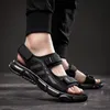 Men Sandals Mesh Breathable Outdoor Leisure Male Cushion Beach Shoes Latex Soft Soled Roman Man 220623