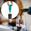 Outils de bar Bouchons de vin en silicone réutilisables Bouchon de bouteilles de boissons pétillantes avec dessus de poignée pour garder le vin frais Professionnel Fizz Saver Toppers FY5336