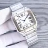 Luxury watch high quality 316 stainless steel strap roman word automatic mechanical movement womens wristwatch square fashion sports mens watches