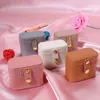 Jewelry Pouches Bags Mini Box Small Simple Earrings Ring Storage 5 ColorsJewelry