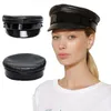 Baretten Merk Collectie Wol S Boy Caps Vrouwen Hoeden Platte Militray Baker Hoed Met Logo