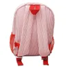 Sacs d'école en Seersucker pour enfants, rouge, sac à dos préscolaire, entrepôt américain, mignon, joli cadeau pour enfant, DOM106187