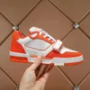 Designer Sneakers Heren Schoenen Virgil Sneakers Leer Lace Up Platform Trainers Reliëf Schoen Luxe Fluwelen Suède Sneaker