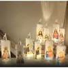 Jesus Jungfrau Christus Kerze Lampe Romantische Teelicht elektronisch flameless führte hingebungsvolle Gebets Kerzen Licht religiöse Dekoration 220514