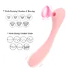 Meme Sucker Kadın Mastürbator Vajinal Masaj G Spot Klitoris Stimülatör Bükülebilir Sükme Vibratör Kadınlar İçin Seksi Oyuncak