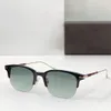 Marka designerska okulary przeciwsłoneczne Rayben Sun Glass Wysokiej jakości damskie okulary przeciwsłoneczne PC Half Frame Design Metalowe świątynie Proste modnie męskie okulary przeciwsłoneczne na zewnątrz z pudełkiem i pudełkiem