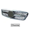 4 Colors Front Air Intake Grilles For BENZ C-class W203 2000-2006 C63 ABS Material Car Mesh Grille Car Styling