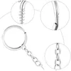 Клавки 2500peeces Keyring Key Rings Rings Blanks Chains выводы для ключей