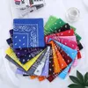 100% Cotton Fashion Paisley Design Stylish Magic Ride Anti-UV Headband Hip-hop Multifunctional Bandana Outdoor Head Scarf F473