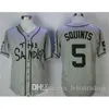 Xflsp The Sandlot Benny 'The Jet' Rodriguez 30 Maillot de baseball Michael 'Squints' Palledorous 5 Alan 'Yeah-Yeah' McCl