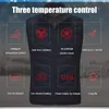 Motorcycle Apparel Motorcycles Warm Heating Vest Washable USB Charging 3-speed Control Maximum Temperature 45°C OutdoorMotorcycle