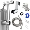 Handheld Toilet Bidet Sprayer Set Kit Stainless Steel faucet for Bathroom Shower Head Self Cleaning 220722